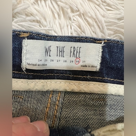 We The Free Worn Rinse Denim Skirt - NWT - Size 30 - Picture 5 of 8